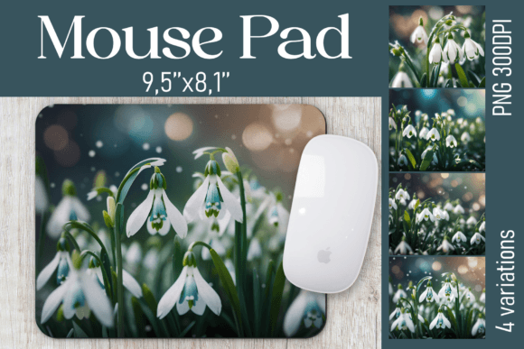 Download Snowdrops Close Up Mouse Pad Sublimation - Premium Bundle
