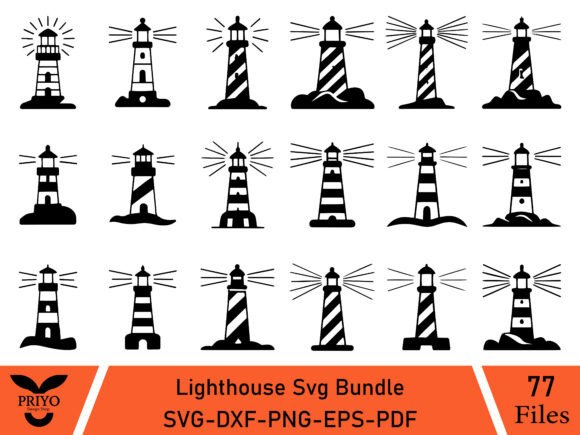 Download Lighthouse Svg Bundle, Building Use - Lighthouse svg Collection