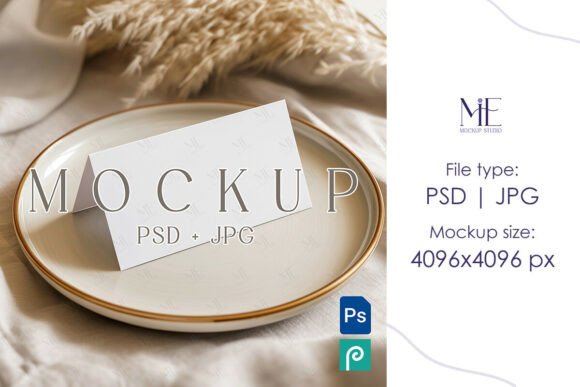 Download Wedding Table Tent Place Card Mockup - Wedding Collection