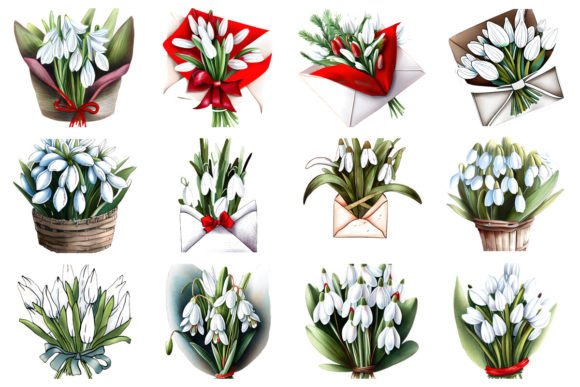 Download Beautiful Snowdrops Clipart - Premium Resources